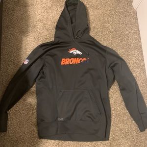 XXL Nike Denver Broncos Hooded Sweatshirt